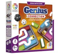 SmartGames - Genius Connection, Jeu de Puzzle de Combat à 1 ou 2 Joueurs, à partir de 8 Ans