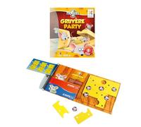 SmartGames - Gruyère Party - Jeu de Voyage Magnétique - Placez Les Tranches de Fromage Autour des Têtes de Souris - 48 Défis - 1 Joueur - A Partir de 6 Ans