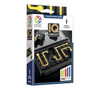 SmartGames - IQ Circuit - Jeu de Logique Enfant 8+ - Casse-tête de Connexion - 120 Défis Progressifs - Jeu de Réflexion Compact - Jeu Éducatif 8 Ans - Plateau et Pièces Double Face Incluses