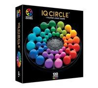 SmartGames - IQ Circle - Brainstorming éducatif - 120 défis de Easy to Expert - Jeu de logique et renforcement des compétences - 14 Ans + - 1 Joueur - SG 311