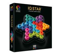 SmartGames IQ Star Deluxe | Smart Games IQ de 120 défis | Puzzle Adulte + 14 Ans | Jeu de société logique Adulte | Jeu de Voyage Individuel avec étui