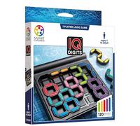 Smart Games - Jeu de réflexion IQ Digits - 120 défis - Bleu G - 7+ ans