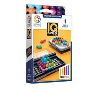 SmartGames - IQ Puzzler Pro - Jeu Casse Tête - Jeu de Réflexion - 120 Défis en 2D et 3D - 3 Modes de Jeu - Coffret pour Les Voyages - 1 Joueur - A Partir de 6 Ans