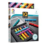 SmartGames - IQ Stixx - Jeu de Logique Enfant 7+ - Casse-tête avec Bâtonnets - 120 Défis Solo - Jeu de Réflexion Vertical - Jeu Éducatif 7 Ans - Jeu de Manipulation Enfant - Format Compact Voyage