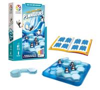 SmartGames - Les Pingouins Plongeurs - Jeu de Réflexion - Placez la Banquise Autour des Pingouins - 60 Défis de Différents Niveaux - 1 Joueur - A partir de 6 Ans