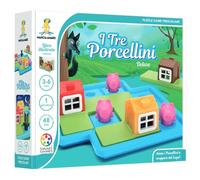 SmartGames - Les Trois Petits Petits Cochons avec livre de conte de fées inclus - Version française