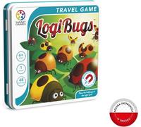 SmartGames - Logibugs, jeu de puzzle magnétique en étain avec 48 défis, 6 ans et plus