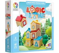 SmartGames - Logic Lane - Jeu de puzzle éducatif - Casse-tête - Défis logique et pensée multi-niveaux - 1 joueur - Multilingue - SG 044