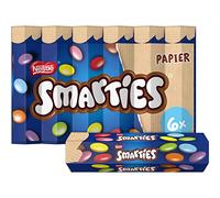 Smarties - Bonbons Chocolatés - 6 tubes de 34g