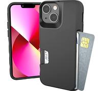 Smartish Étui Portefeuille pour iPhone 13 Mini - Portefeuille Slayer Vol. 1 [Fin + Protecteur] Porte-Cartes de crédit - Affaire Cravate Noire