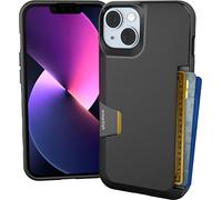 Smartish Étui Portefeuille pour iPhone 14 - Portefeuille Slayer Vol. 1 [Fin + Protection] Porte-Cartes de crédit - Black Tie Affair