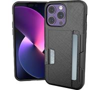 Smartish® Étui Portefeuille pour iPhone 14 Pro Max - Portefeuille Slayer Vol. 2 [Fin/Protecteur] Porte-Cartes de crédit avec béquille testée en Cas de Chute, Fente pour Carte cachée, Compatible avec