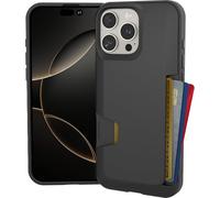 Smartish® Étui Portefeuille pour iPhone 16 Pro Max - Portefeuille Slayer Vol. 1 [Fin + Protecteur] Porte-Cartes de crédit - Étui à Rabat caché testé Contre Les Chutes Compatible avec Apple iPhone 16