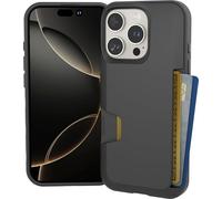 Smartish® Étui portefeuille pour iPhone 16 Pro - Portefeuille Slayer Vol. 1 [fin + protecteur] porte-cartes de crédit - Étui à rabat caché testé contre les chutes compatible avec Apple iPhone 16 Pro -