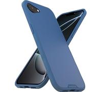 Smartish® Gripmunk Coque aimantée pour iPhone 16e 2025, Fine, légère et antidérapante avec revêtement en Microfibre, Vert et Bleu (Blues on The Green)