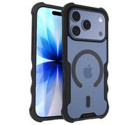 Smartish Gripzilla Coque de Protection magnétique Transparente pour iPhone 17 Pro Max - Robuste et résistante - Anti-jaunissement - Testée Contre Les Chutes pour Apple iPhone 17 Pro Max - Noir Clair