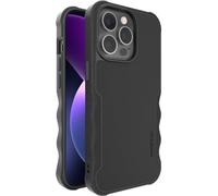 Smartish Gripzilla Coque de Protection pour iPhone 13 Pro - Coque Fine blindée Robuste et résistante avec Protection Contre Les Chutes - Noir Tie Affair