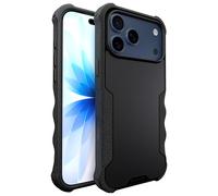 Smartish Gripzilla Coque magnétique pour iPhone 17 Pro Max - Coque de Protection magnétique Robuste avec Protection testée Contre Les Chutes pour Apple iPhone 17 Pro Max - Noir Tie Affair