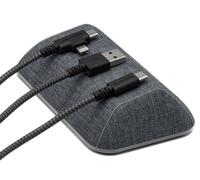 Smartish Support de cordon magnétique - Organisateur de câbles Wrangler avec clips magnétiques pour la gestion du chargeur sur le bureau, la table de nuit, la table d'appoint - Cadeau éléphant blanc -