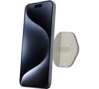Smartish Support Mural magnétique - Mountaineer - Compatible avec MagSafe iPhone 15/14/13/12 - Support de téléphone adhésif à Coller avec Aimant Extra Fort pour Accessoires Apple MagSafe - Beige