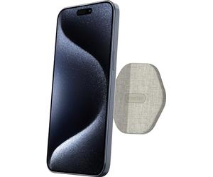 Smartish Support Mural magnétique - Mountaineer - Compatible avec MagSafe iPhone 15/14/13/12 - Support de téléphone adhésif à Coller avec Aimant Extra Fort pour Accessoires Apple MagSafe - Beige