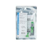 SMARTKEEPER – Bloqueurs de ports USB BL04PKGN lot de 4 + 1 clé de verrouillage Mini Vert SLSART-0102