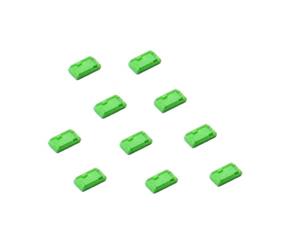 SmartKeeper Essential Lot de 10 bloqueurs de port micro USB B Vert