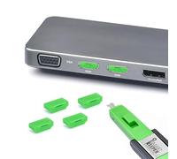 SMARTKEEPER / 4x Bloqueurs HDMI avec 1x Clé Mini Vert