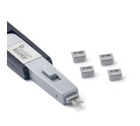 SMARTKEEPER Bloqueurs de ports d'affichage Essential – Lot de 4 mini + clé, Gris