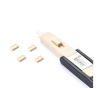 SmartKeeper Essentiel - 4 bloqueurs de Port Micro USB B + clé - Beige