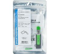 SmartKeeper MUL04PKGN SmartKeeper Mini "Micro USB-B Port" bloqueur vert 4 pcs +Key