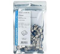 SMARTKEEPER Bloqueurs de port USB A UL03P2DB – Pack de 100 sans clé de verrouillage – Bleu foncé