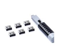 SmartKeeper UL03PKBK 6 x USB A-Port APort Blockers with 1 x Lock Key Basic Black Schwarz SLSART-0008 SLSART0008 (SLSART-0008)
