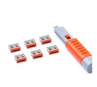 SK UL03PKOR - Serrure de port, USB type A, 6 pièces, avec clé, orange