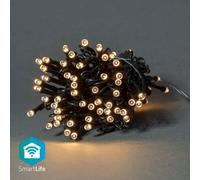 SmartLife Lumières de Noël | Guirlande | Wi-Fi | Blanc chaud | 50 LEDs | 5,00 m | Android™ / IOS
