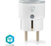 SmartLife Smart Plug | Wi-Fi | Compteur d'énergie | 2500 W | Prise avec terre / Type F (CEE 7/7) | -10 - 40 °C | Android™ / IOS | Blanc