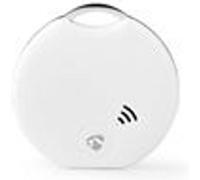 Nedis Traceur de clés BTKF10WT – Bluetooth 4.0, CR2032 incluse, autonomie jusqu'à 1 an – Blanc