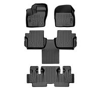 SMARTLINER 3 Row Floor Mat Liner Set for 2014-2021 Transit Connect 2nd Row Bucket Seats W/Carpet Flooring (Long Wheelbase)
