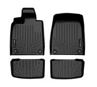 SMARTLINER Ensemble de Tapis de Sol Noirs à 2 rangées, Ajustement sur Mesure, Compatible avec Audi e-tron GT/Audi RS e-tron GT 2022-2023