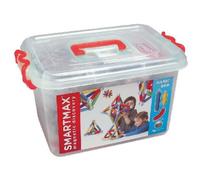 SmartMax – Jeu de construction magnétique Build & Learn – Défis 2D & 3D, 100 pièces, 1+ ans