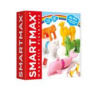SmartMax – Ensemble de jeu magnétique Mes premiers animaux autour du monde, 1 à 5 ans