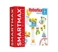 SmartMax - RoboFlex - Crée Ton Robot en Suivant Les modèles du livret ou en créant tes Propres modèles - Jouet de Construction Magnétique - pour Enfants à Partir de 3 Ans
