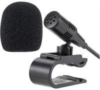 Smartnavi-Portable 3.5mm External Microphone for Car,DVD,Radio,Laptop,Stereo Player,Plug and Play Device,with 3M Cable