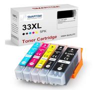 SMARTOMI 33XL Cartouche d'encre Compatible pour Epson 33XL 33 Multipack avec Epson Expression Premium XP-530 XP-540 XP-630 XP-635 XP-640 XP-645 XP-830 XP-900 XP-7100 Series