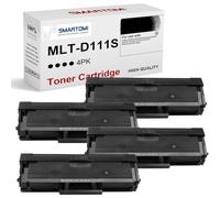 SMARTOMI MLT-D111S Compatible Cartouche de Toner Remplacement pour Samsung D111S MLT-D111S D111L pour Xpress SL M2070FW M2026W M2070W M2026 M2022W M2070 M2022 M2020 M2020W M2021 M2071 (Noir, 4-Pack)