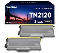 SMARTOMI TN2120 TN2110 Toner Compatible avec Brother TN-2120 (Noir 2-Pack)