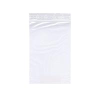 SmartPack Lot de 100 sachets à fermeture par pression 160 x 220 mm, DIN A5, épaisseur 50 mµ, avec perforation euro, sachets refermables, fermeture Éclair
