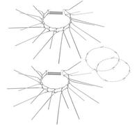 Smartpeas 2X Répulsif pour Les Martres/Protection Contre Fouine pour Les Tuyaux De Descente - Gardez Les Fouines À L'Écart +Plus : Fil De Fer Barbelé