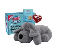 SmartPetLove Original Snuggle Puppy Heartbeat Jouet en peluche pour chien pour soulager l'anxiété, aide apaisante et dressage comportemental Gris