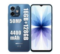 Smartphone 16GB+128GB, 50MP+8MP Telefono Cellulare, Octa Core 6.52" HD 4G Dual SIM Cellulari, Android Cellulari e Smartphone 4400mah Face ID/OTG/Fingerprin/GPS/ 3.5mm Jack Blu